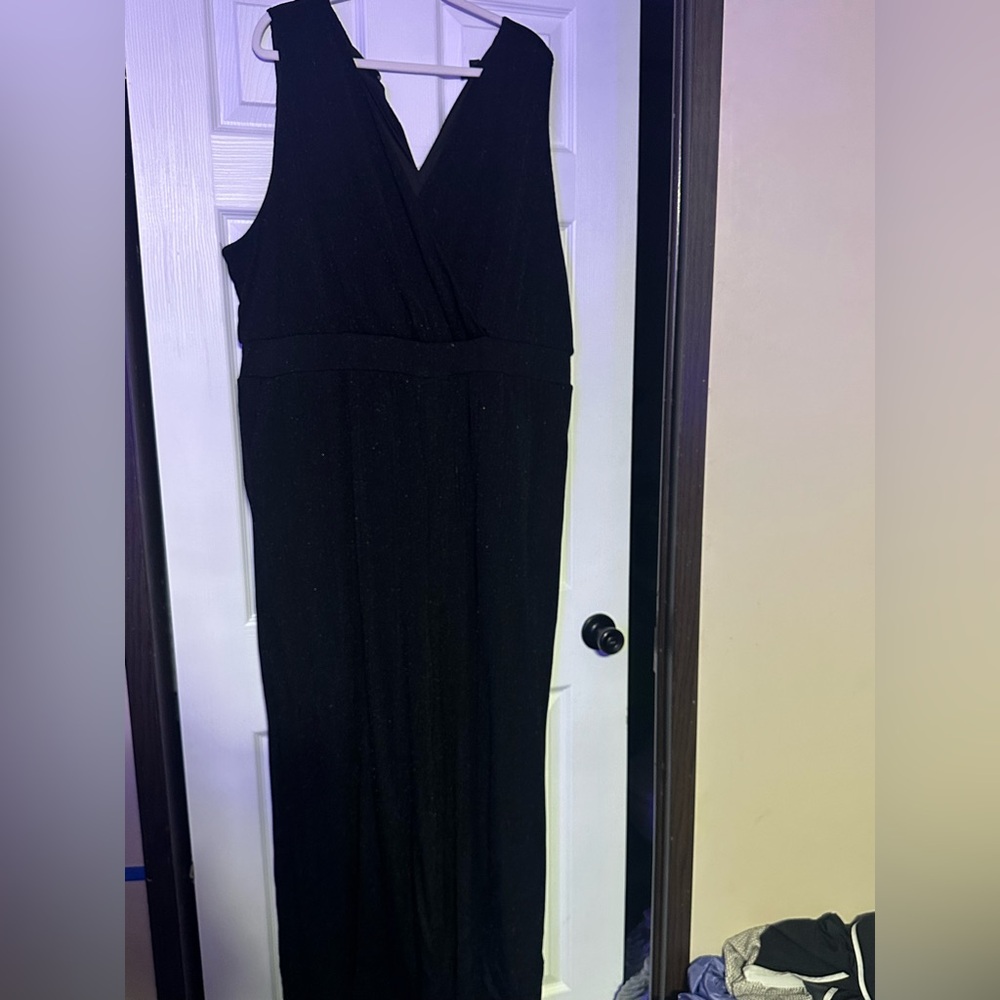 Torrid Sparkly black jumpsuit 4x